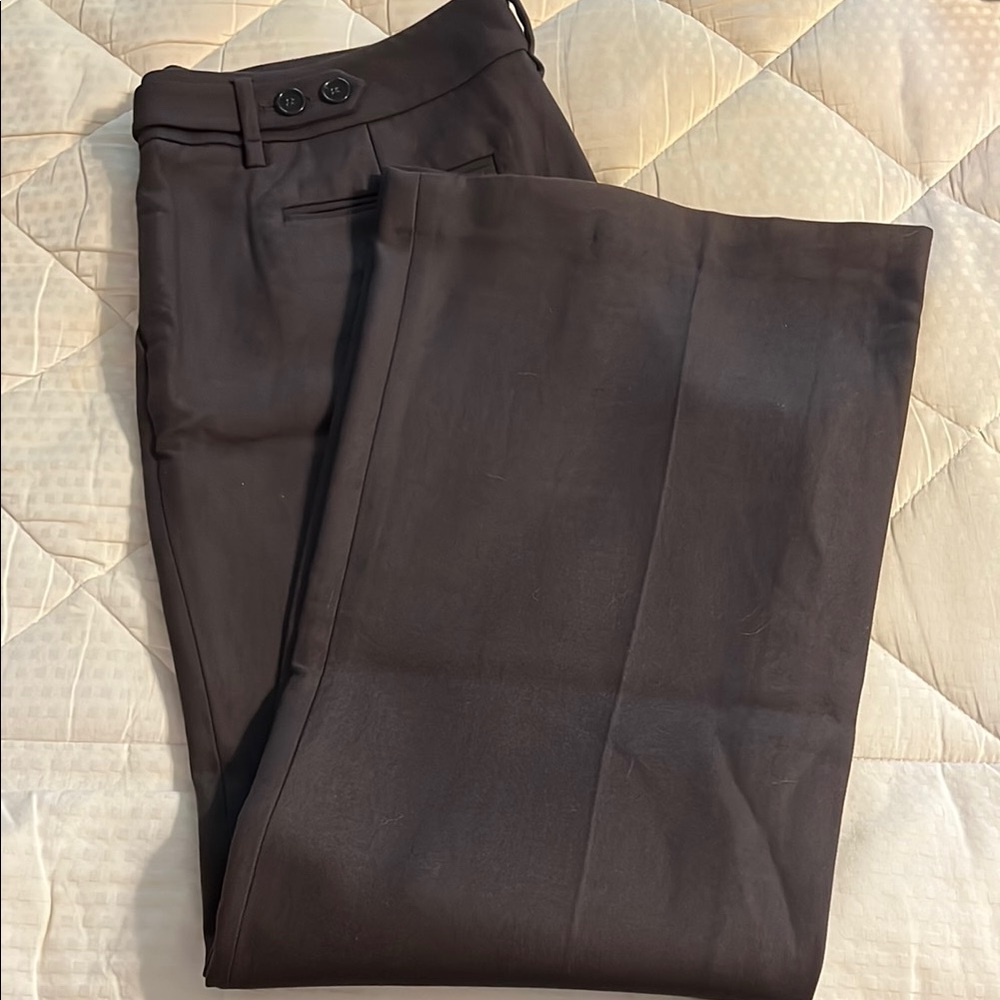 LOFT Dark Brown “Kate” Fit Trousers